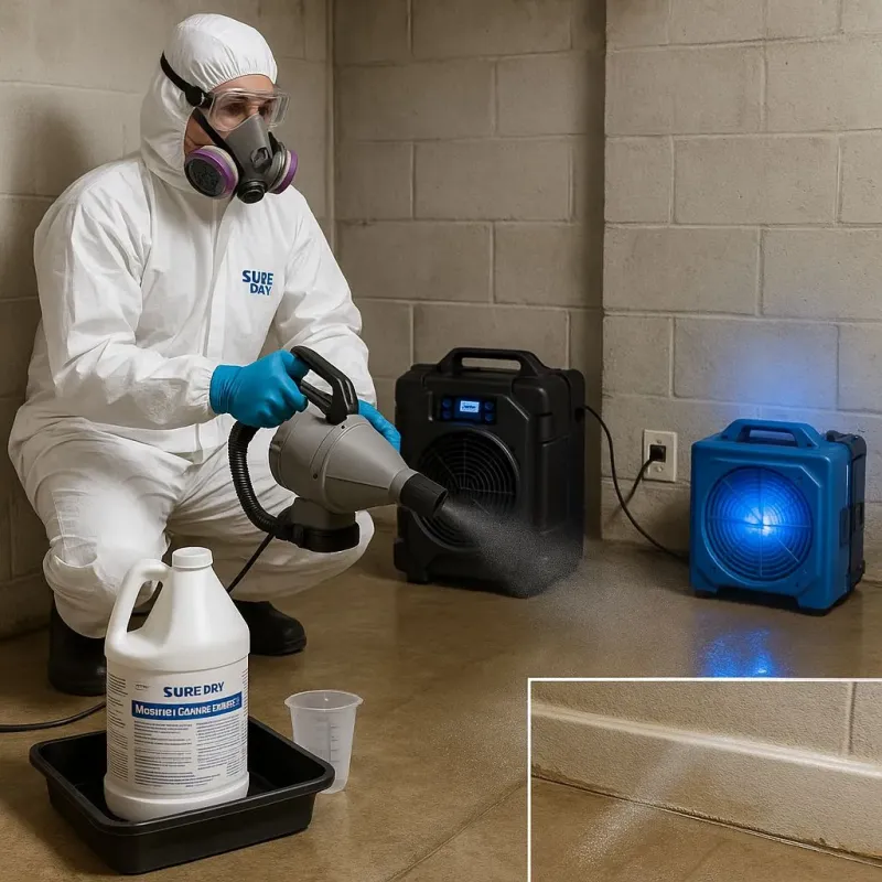 Sanitization and Odor Removal process in Acton, ME